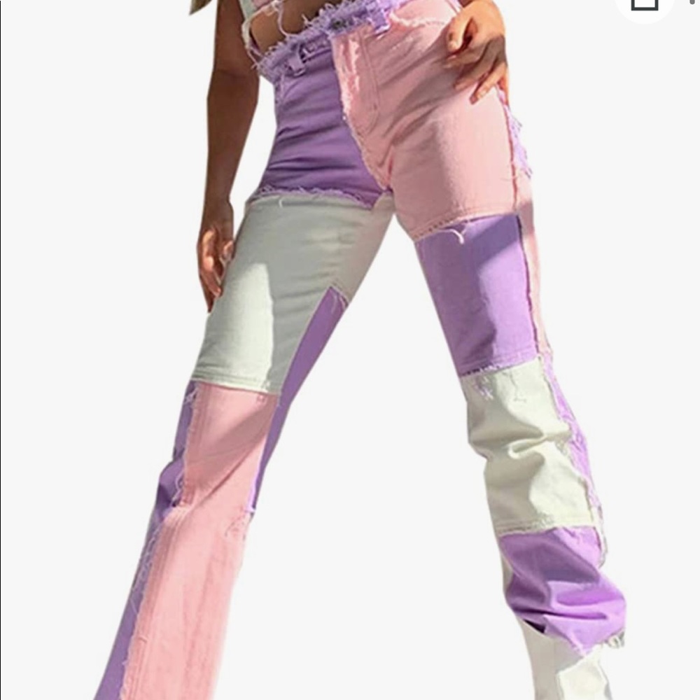 Patchwork jeans